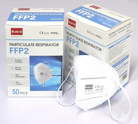 Buda-u που διπλώνει το μοριακό CE 0370 αναπνευστικών συσκευών τύπων FFP2